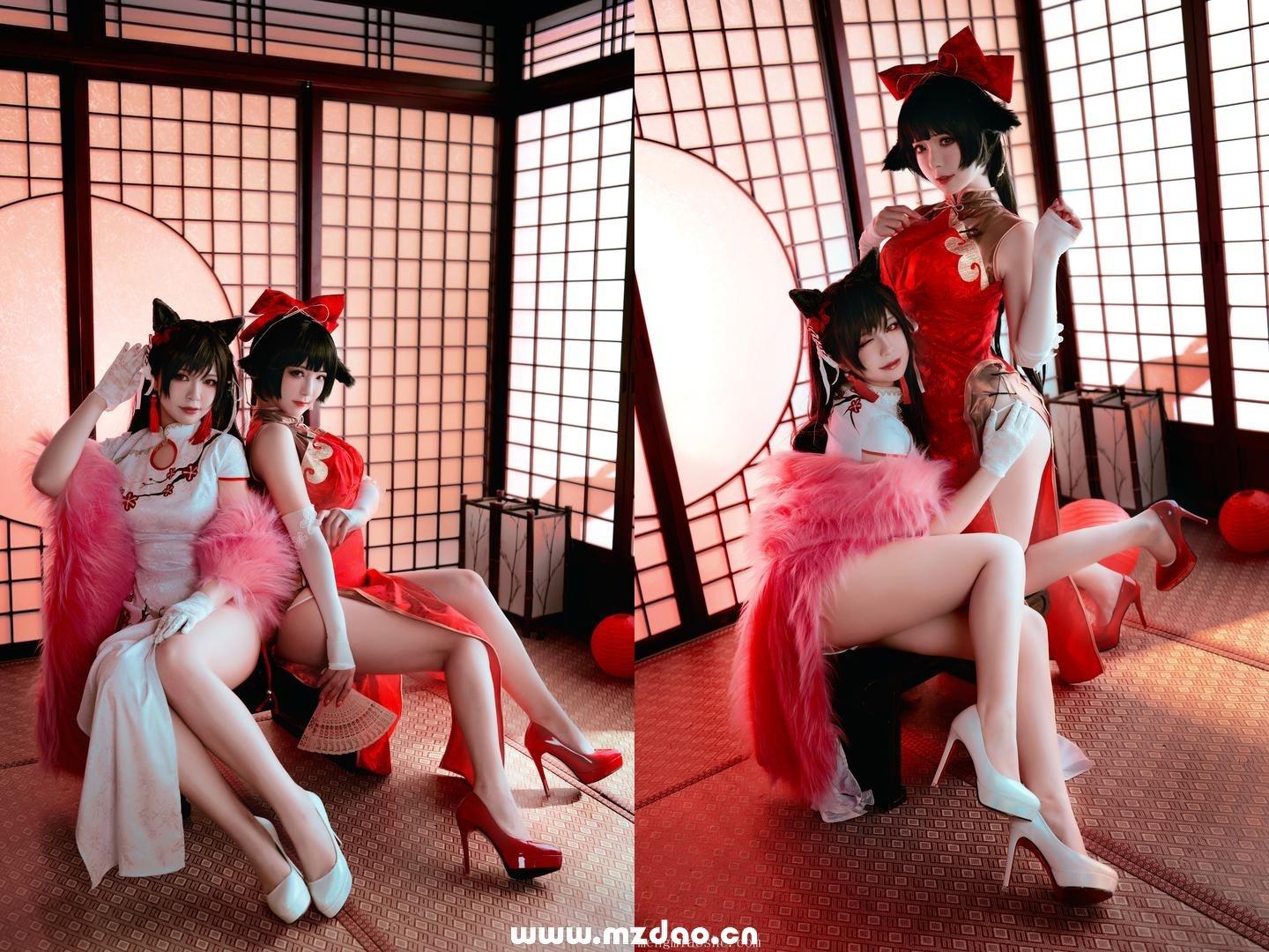 半半子 - 愛宕x高雄,チャイナ服 - 半半子 Banbanko、婉Yue [35P_196MB]-2